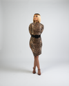 Bexley Midi Dress | Leopard