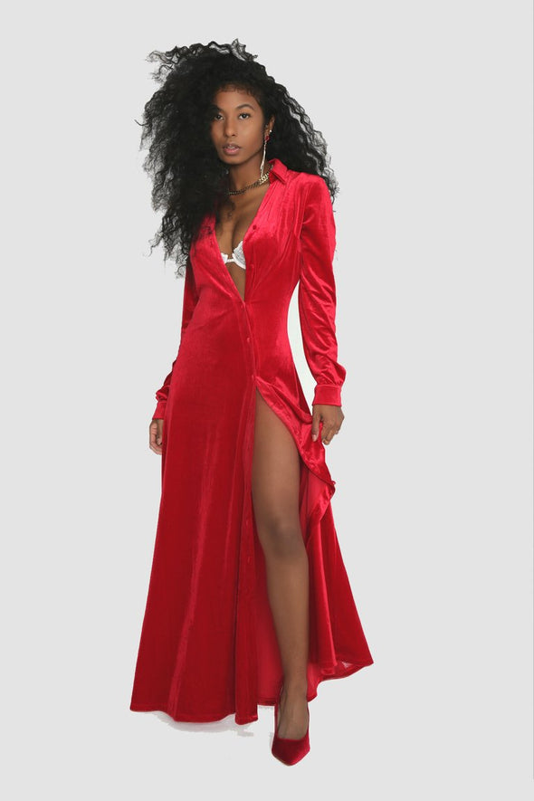 Michelle Maxi Dress | Red